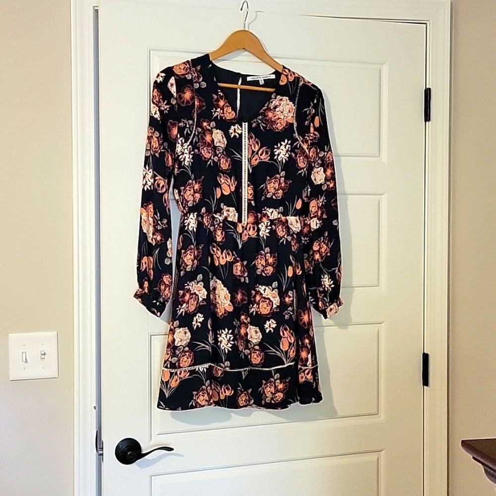 Fall floral dress